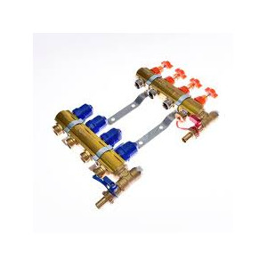 Rozdzielacz do podłogówki OP z przepły. 4 sekcji